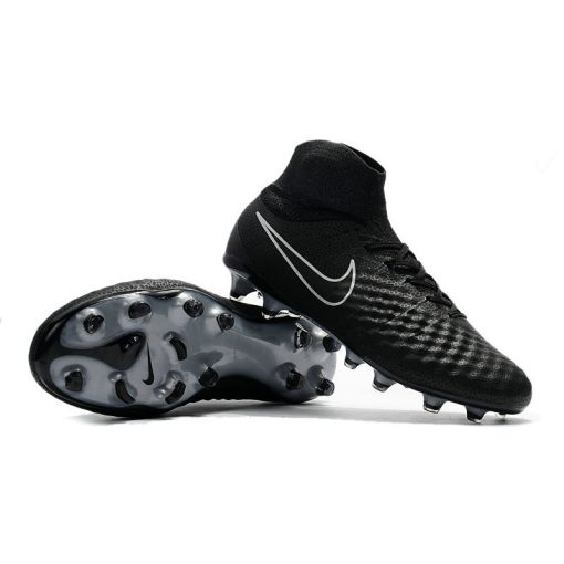 Nike Magista Obra 2 Elite DF FG Heren - Zwart Zilver_3.jpg